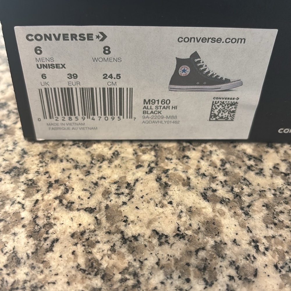 All star hi converse women’s 8